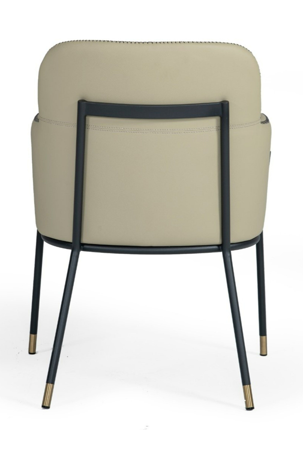 Gray Vegan Leather Dining Armchair | OROA Modern Brady | Oroa.com