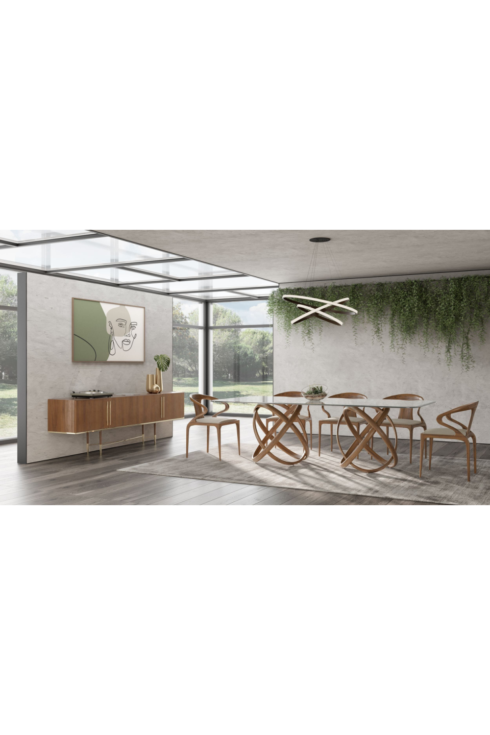 Spherical Base Dining Table | Oroa.com