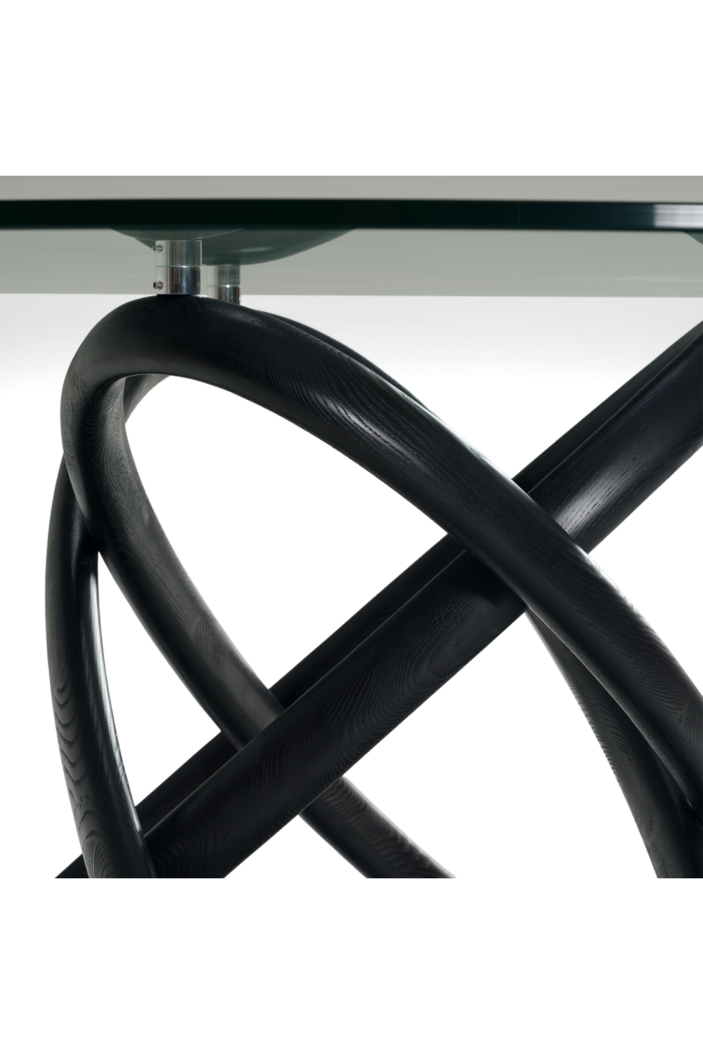 Intertwined Black Base Dining Table | Oroa.com