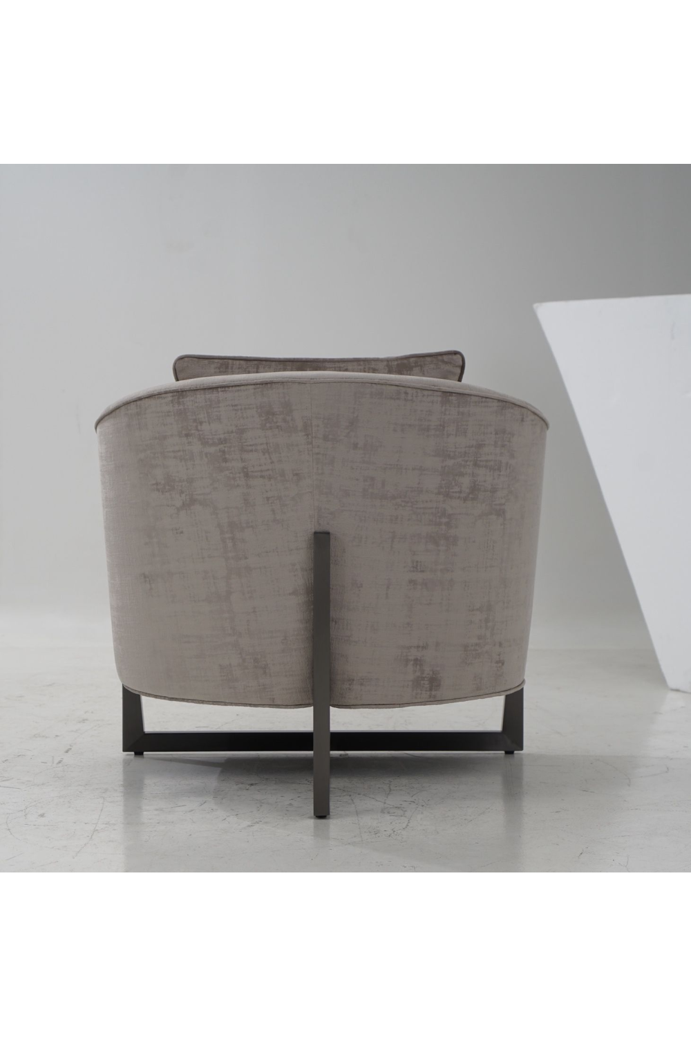 Bronze Cross Base Accent Chair | Oroa.com