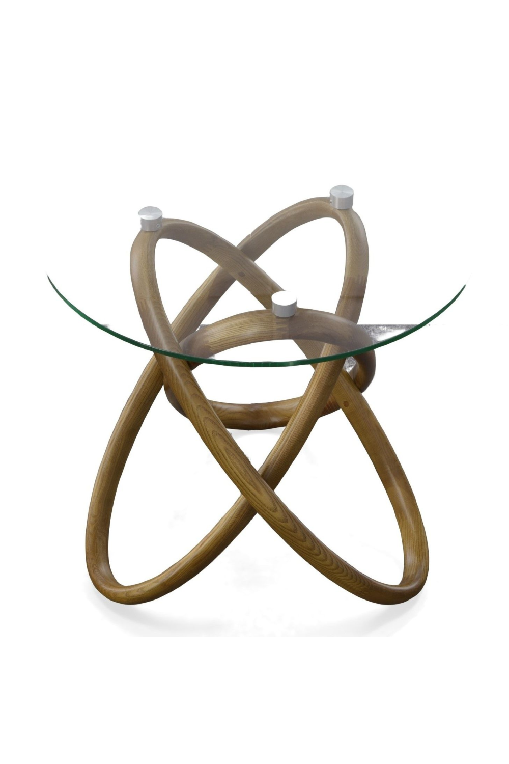 Interlocking Wood Base Side Table | OROA Modern Mason | Oroa.com