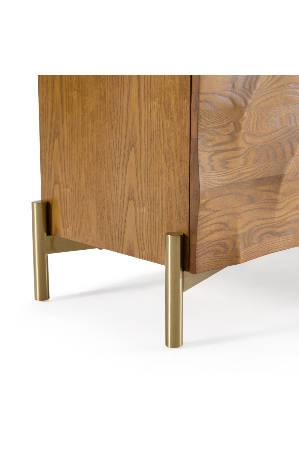 Ash Wood 4-Door Sideboard | Oroa.com