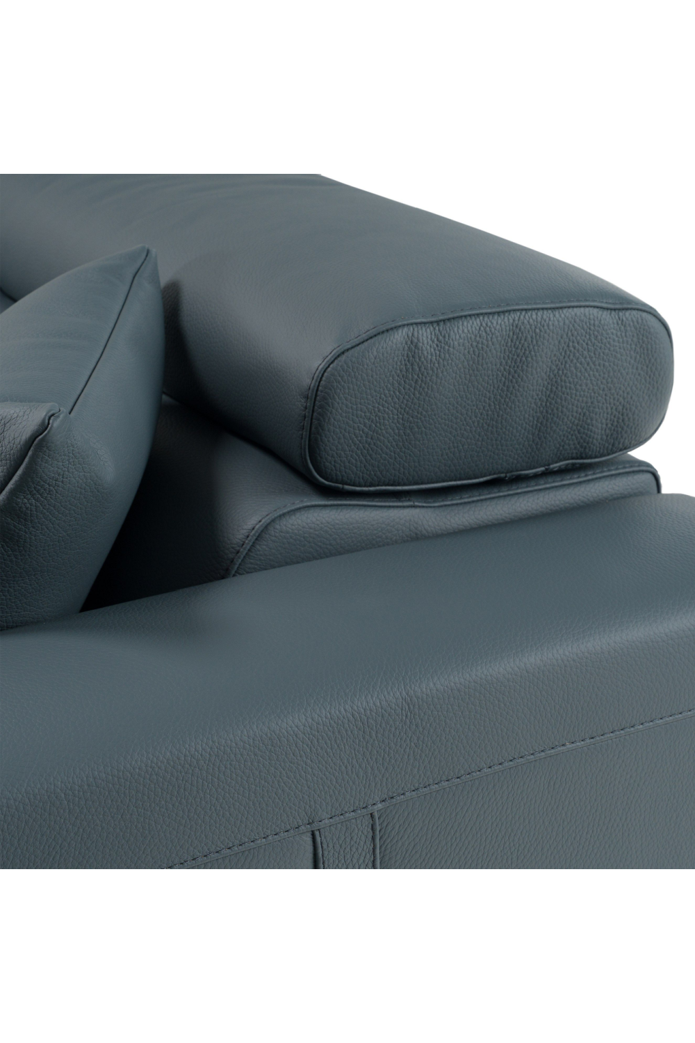 Blue Leather Recliner Sectional Sofa | OROA Modern Dalton | Oroa.com