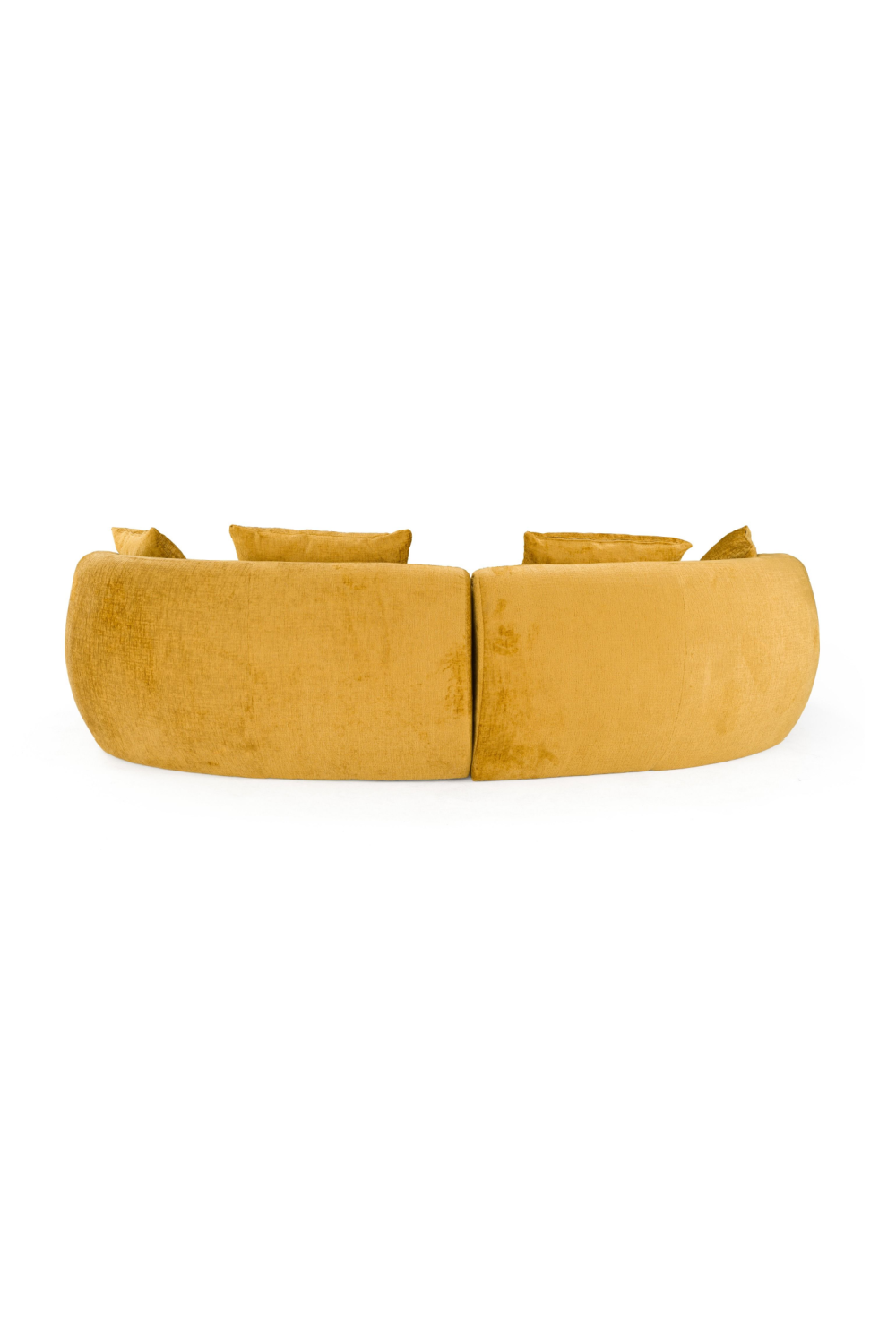 Yellow 4-Seater Sofa | OROA Modern Oakland | Oroa.com