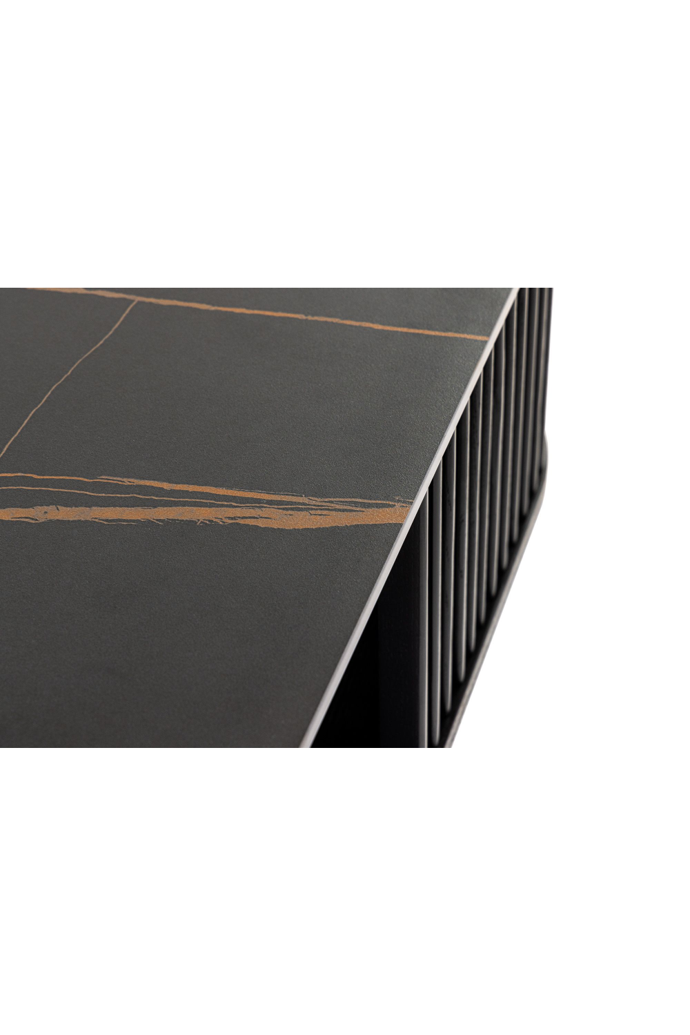 Black Ceramic Square Coffee Table | OROA Modern Chip | Oroa.com