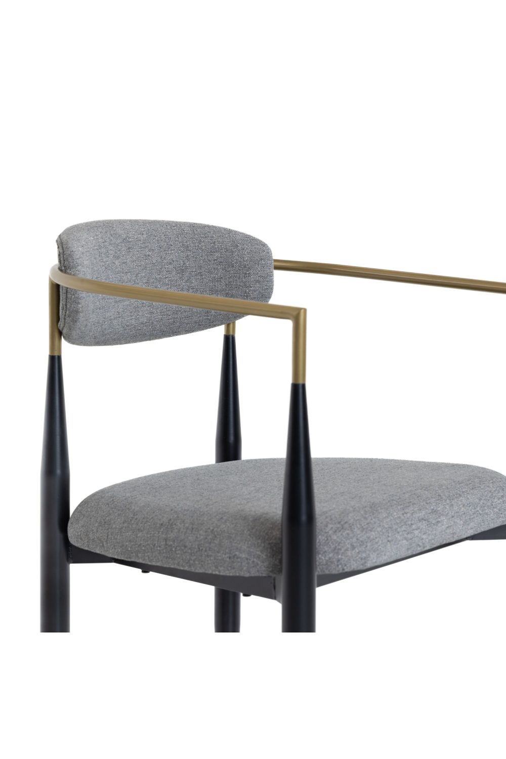 Gold-Armed Dining Chair | OROA Modern Buchtel | Oroa.com