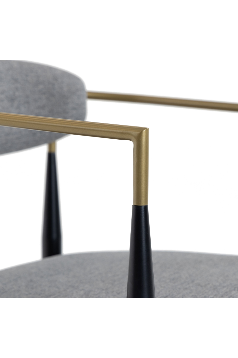 Gold-Armed Dining Chair | OROA Modern Buchtel | Oroa.com