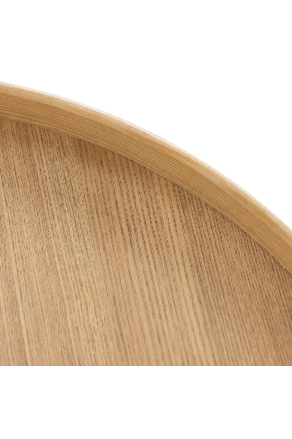 Round Wooden 2-Layer Coffee Table M | Oroa.com