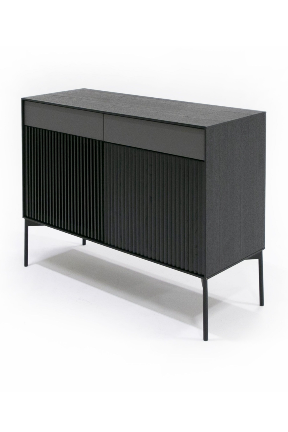 Black Oak Louvered Sideboard | OROA Modern Casper | Oroa.com