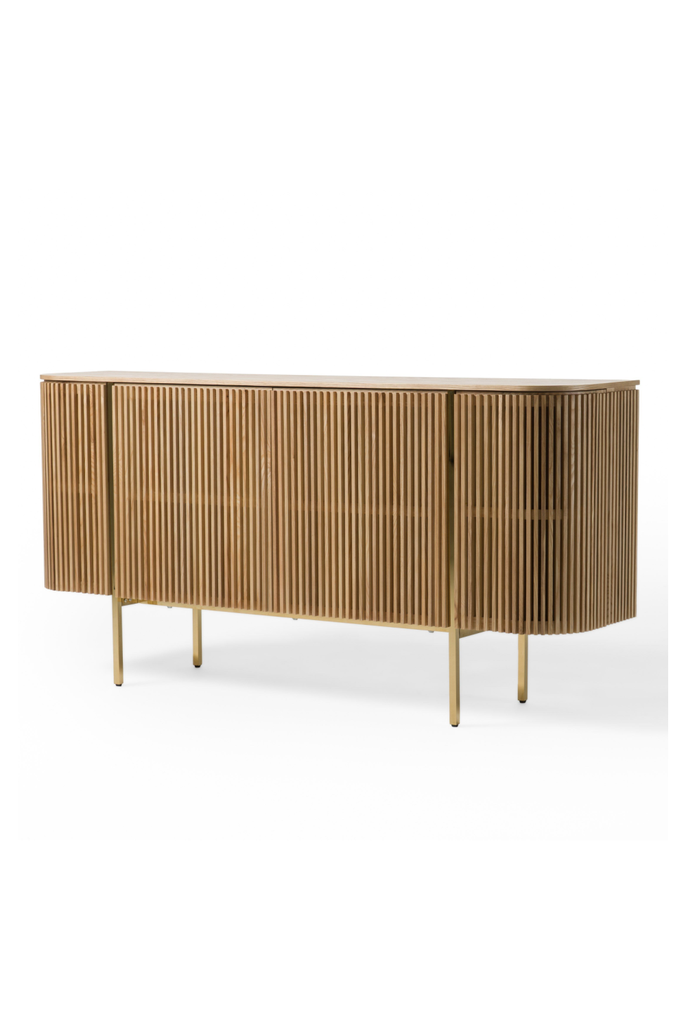Slatted Natural Ash Sideboard | OROA Modern Sandy | Oroa.com