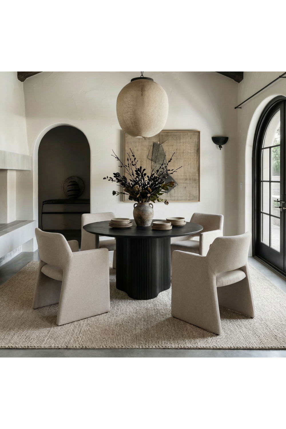 Fabric Upholstered Dining Chair | Oroa.com