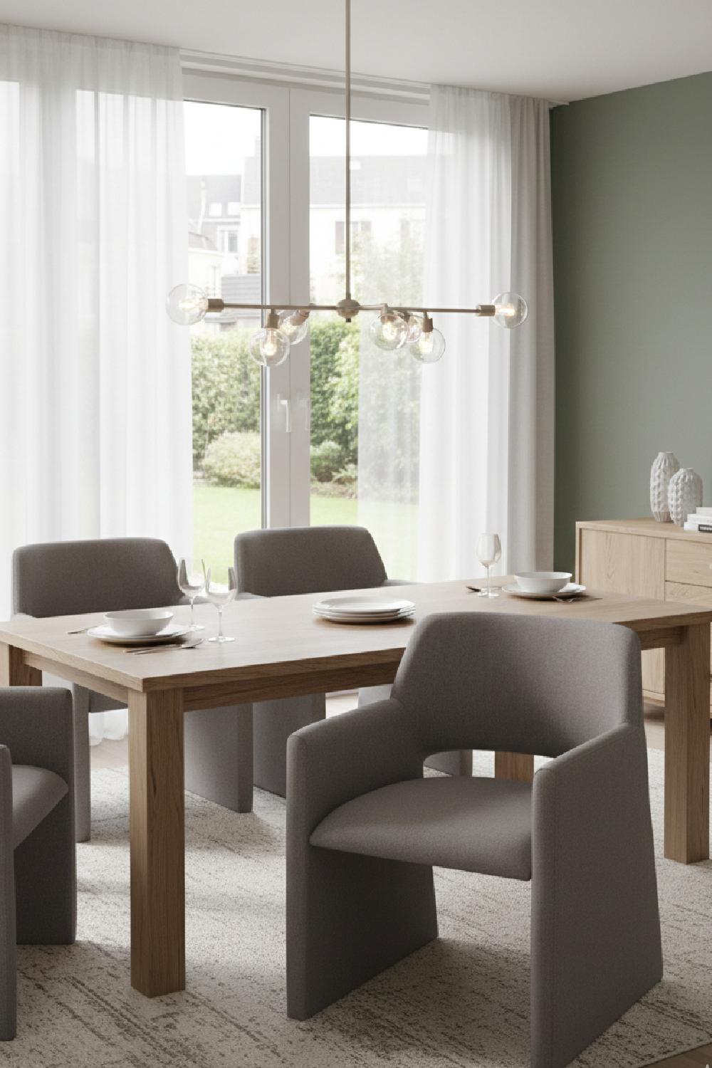 Fabric Upholstered Dining Chair | Oroa.com