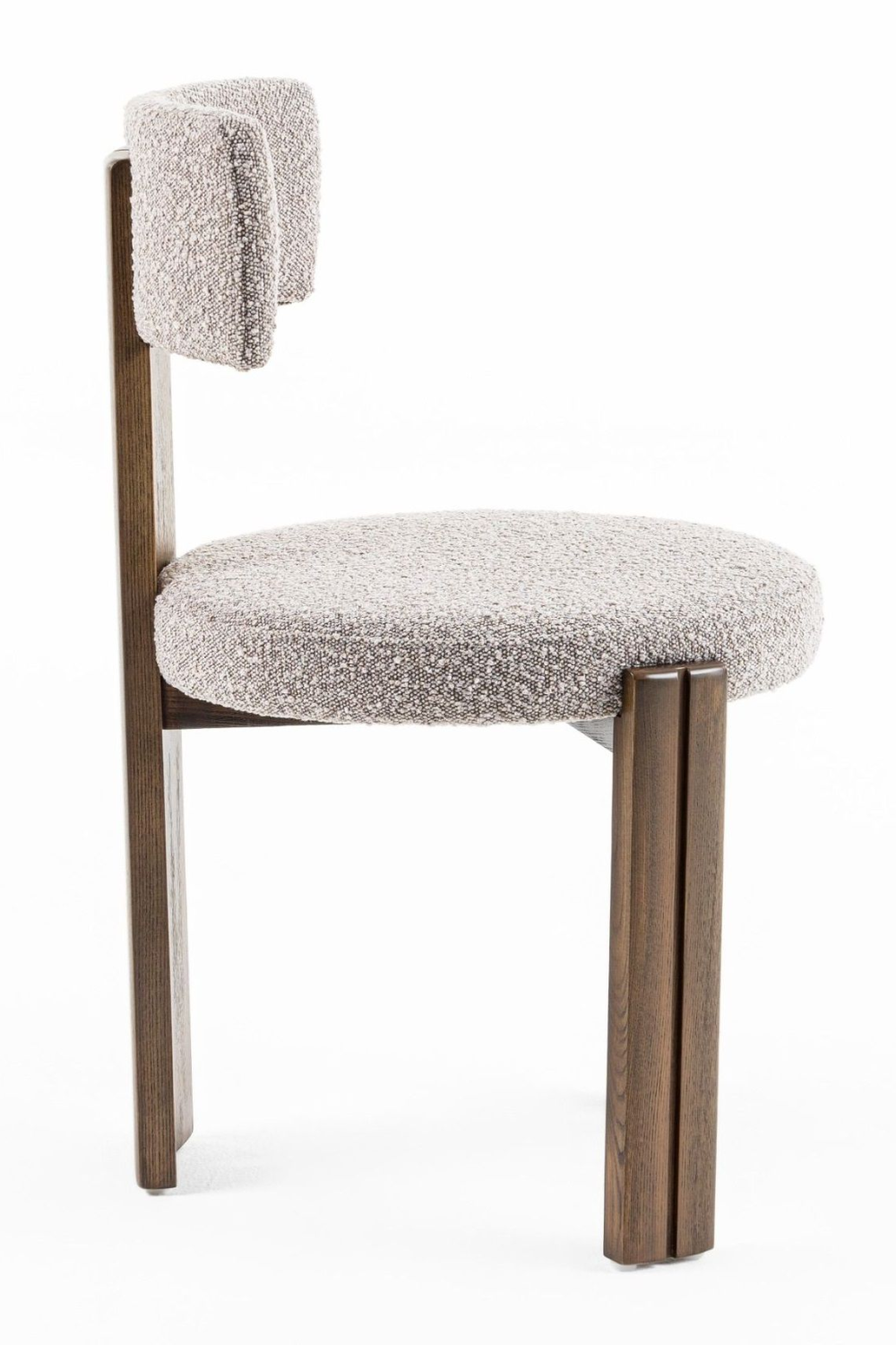 Gray Vegan Leather Dining Chair | Oroa.com