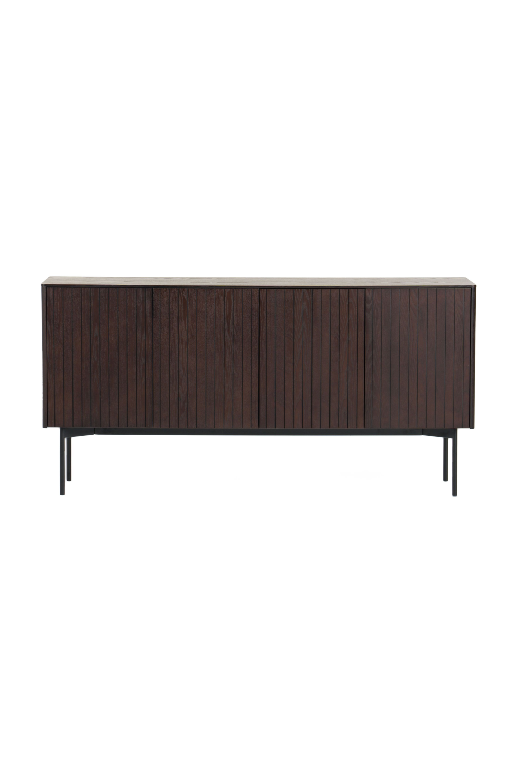 Slatted Smoked Ash Sideboard | OROA Modern Calhoun | Oroa.com