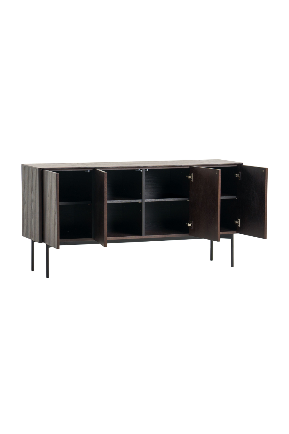 Slatted Smoked Ash Sideboard | OROA Modern Calhoun | Oroa.com