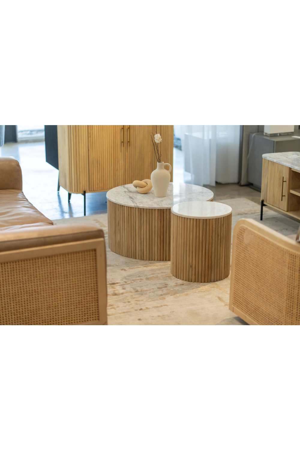 Mango Wood Base Coffee Table | Oroa.com