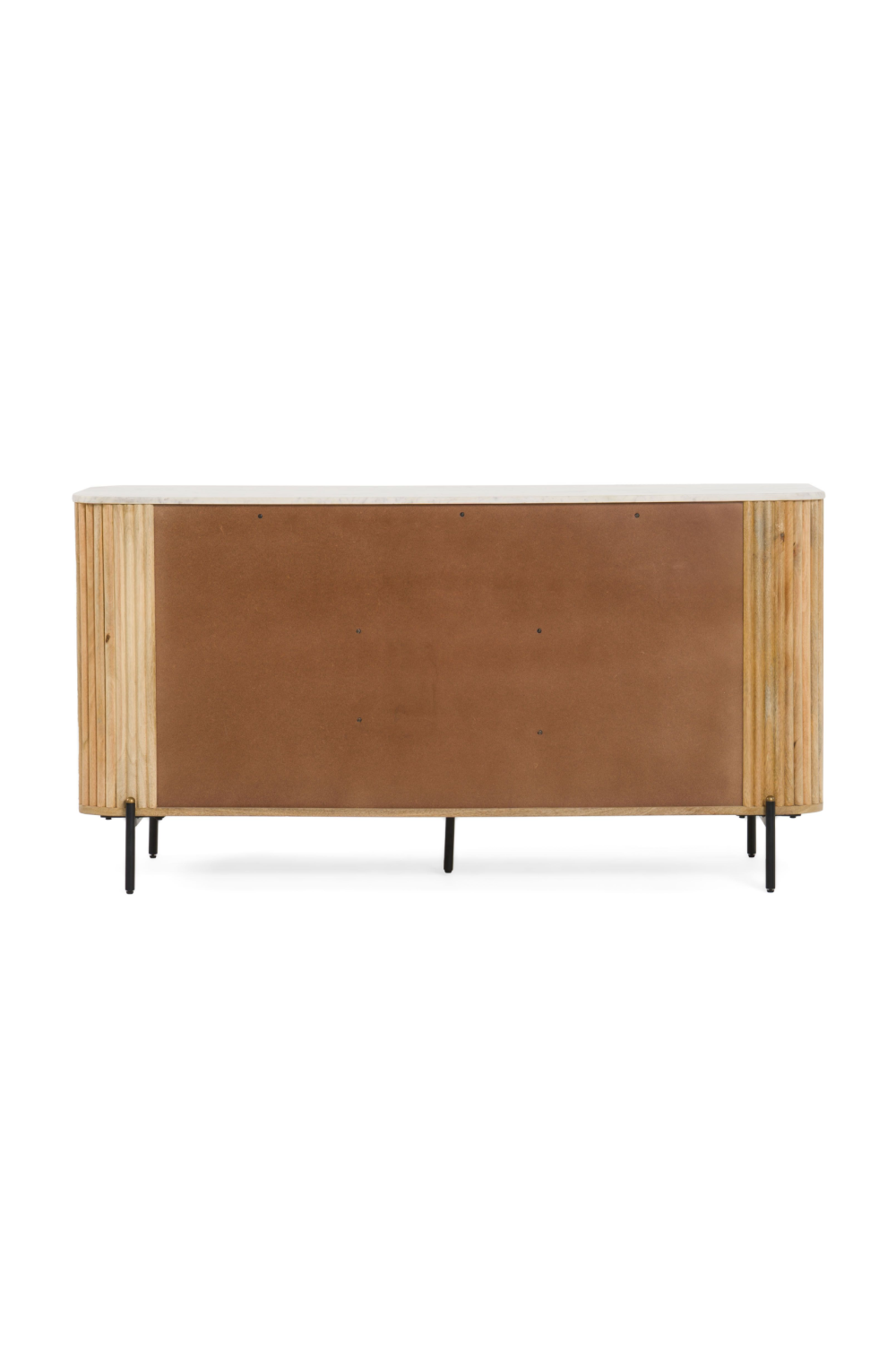 Fluted Mango Wood Sideboard | Oroa.com
