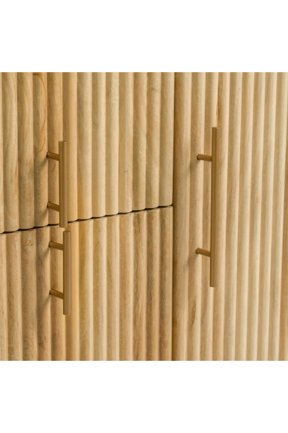 Fluted Mango Wood Sideboard | Oroa.com