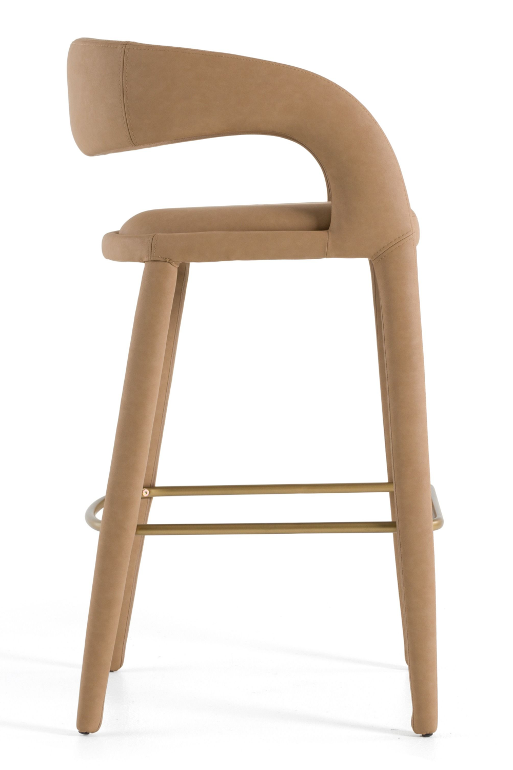 Vegan Leather Upholstered Bar Chair | OROA Modern Faerron | Oroa.com