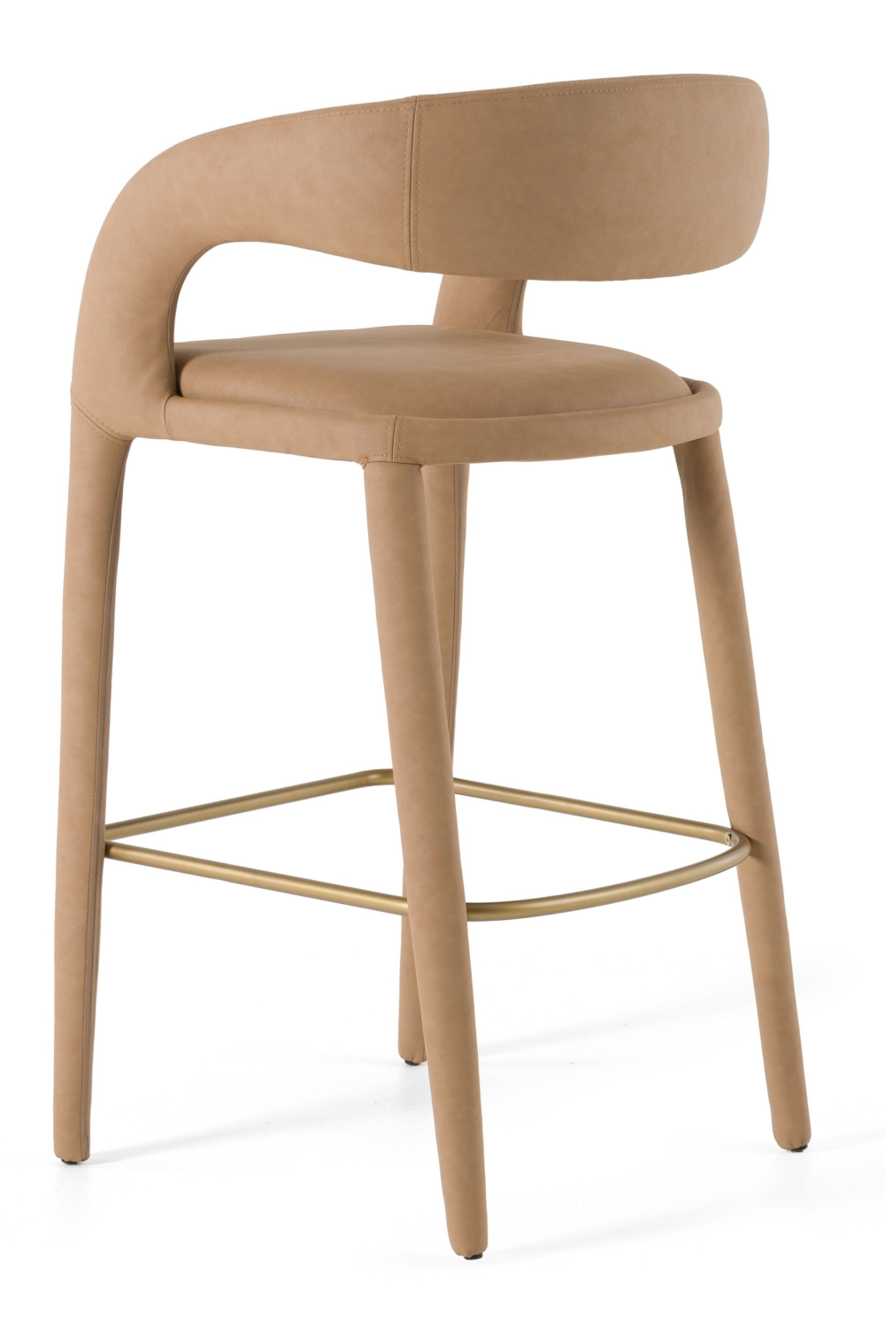 Vegan Leather Upholstered Bar Chair | OROA Modern Faerron | Oroa.com
