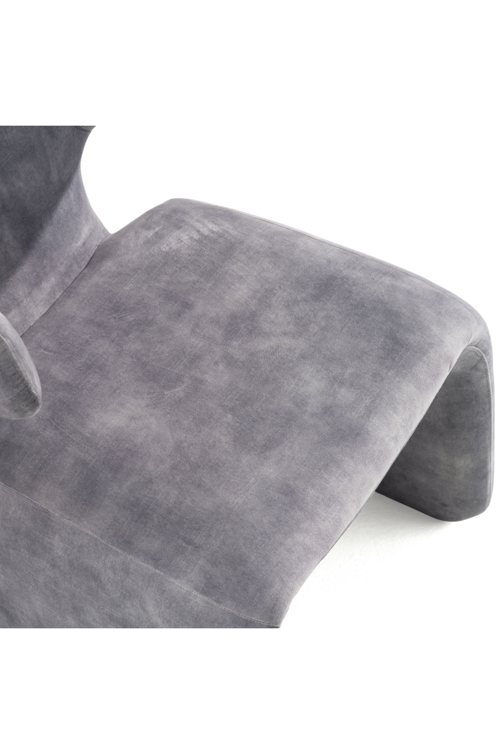Asymmetrical Velvet Dining Chair | OROA Modern Bergman