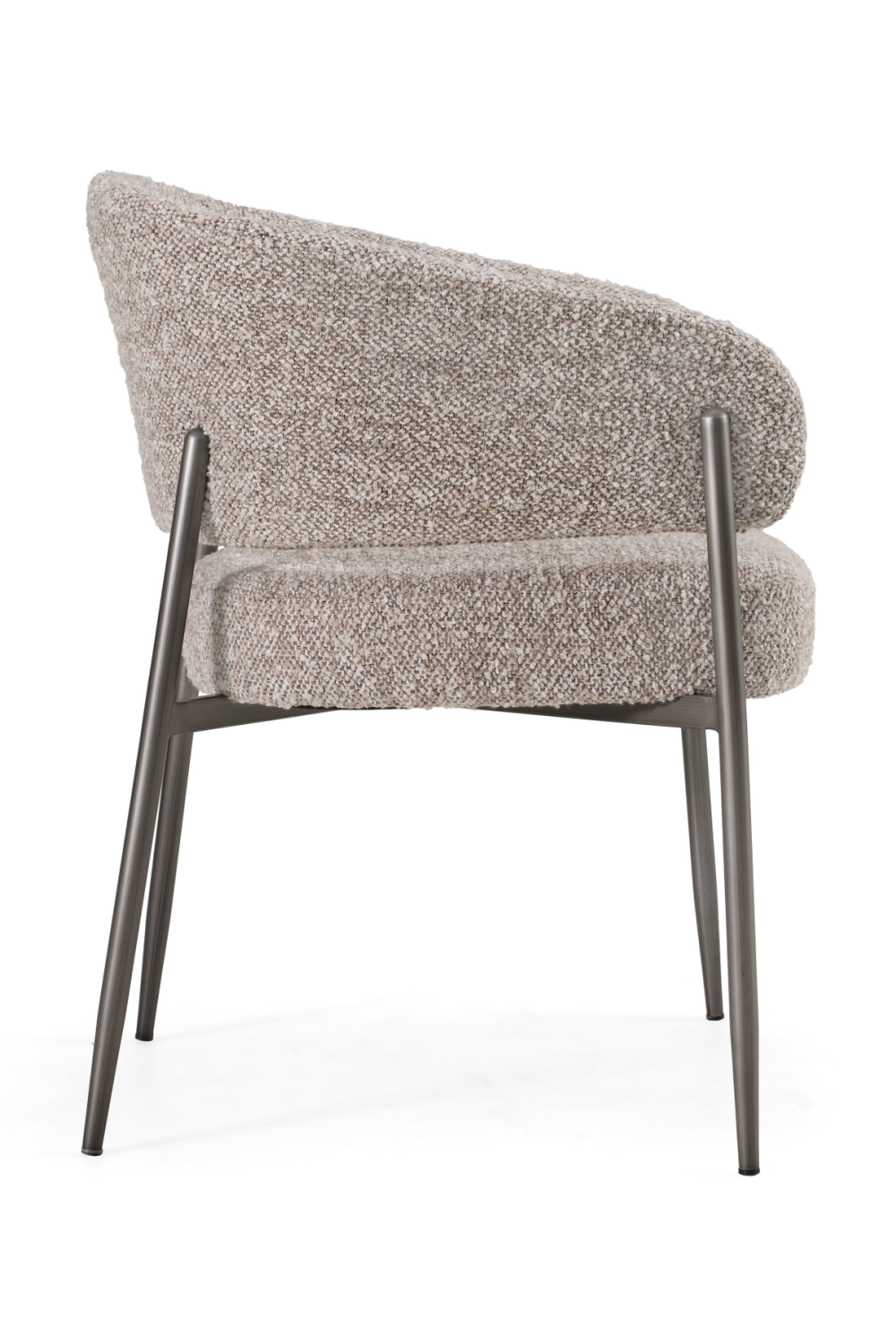 Gray Curved Dining Chair | Oroa.com