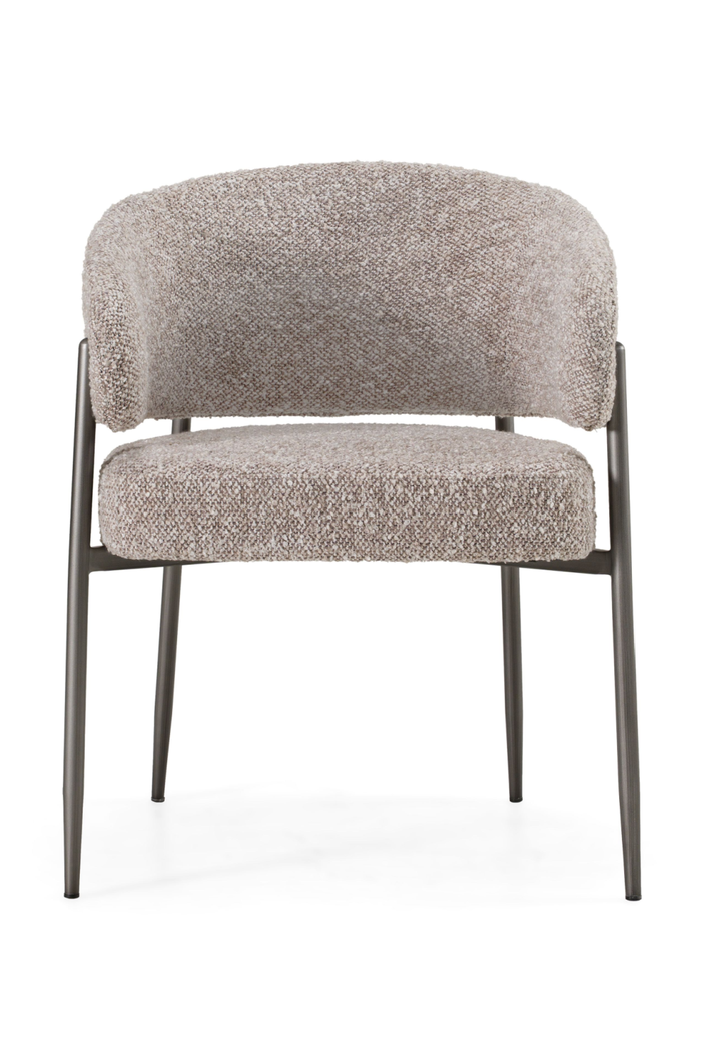 Gray Curved Dining Chair | OROA Modern Thomas | Oroa.com