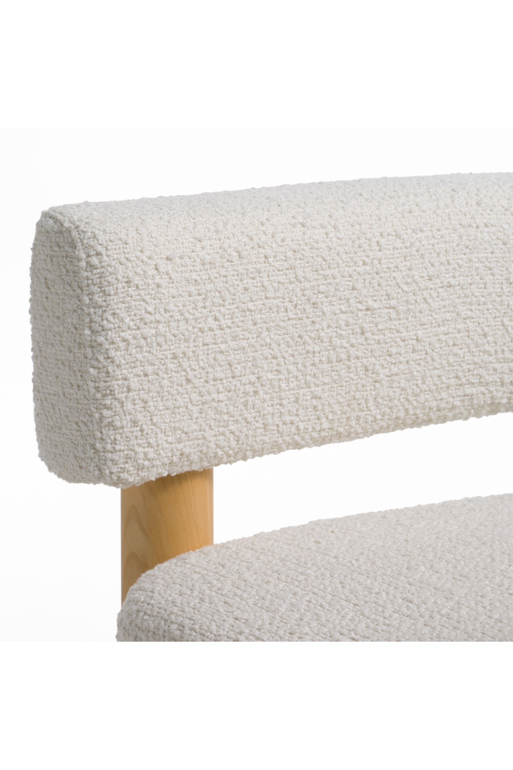 Beech Framed White Accent Chair | OROA Modern Fang | Oroa.com
