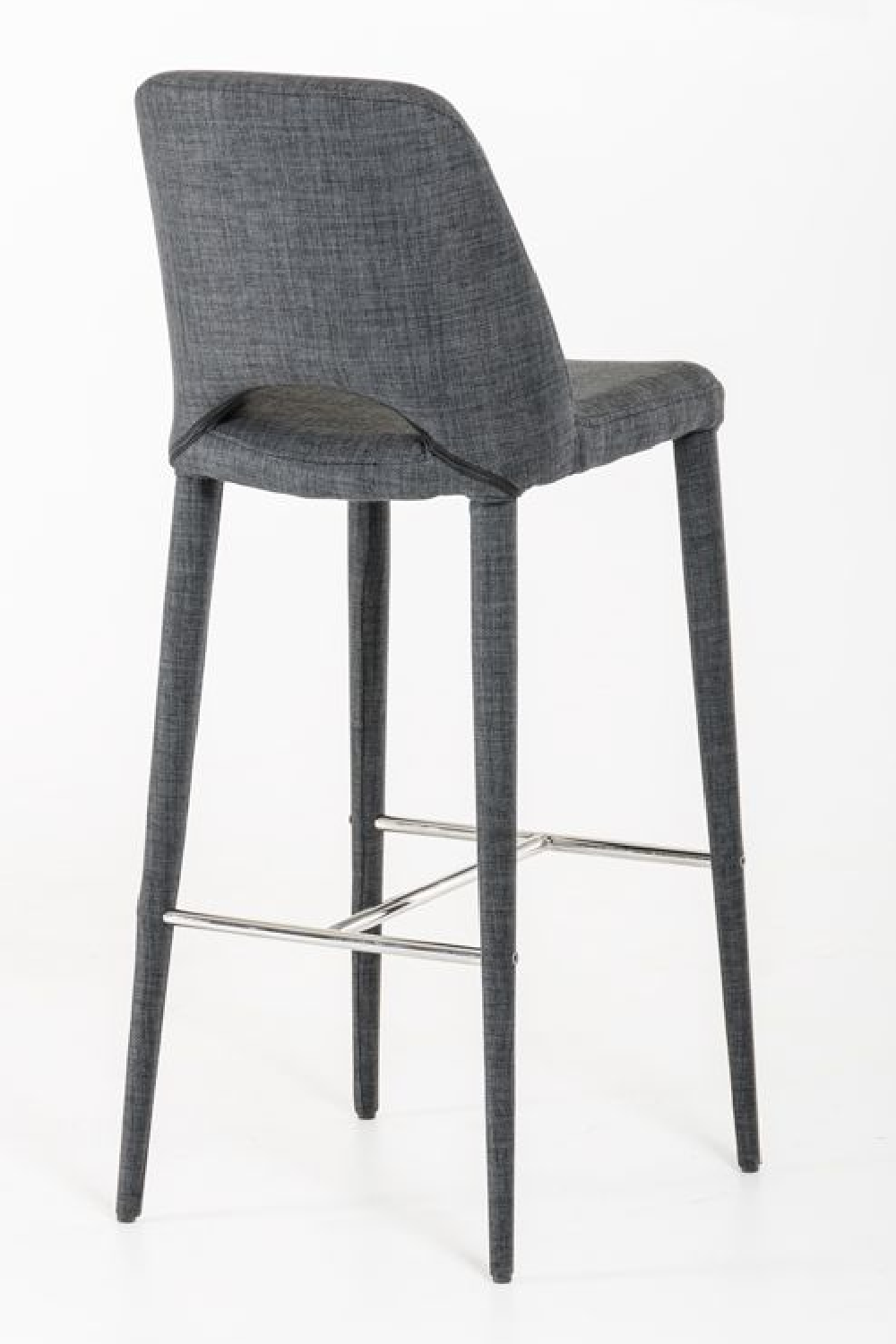 Gray Cutout-Back Bar Stool | OROA Modern Williamette | Oroa.com