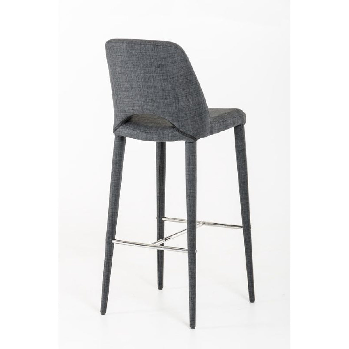 Gray Cutout-Back Bar Stool | Oroa.com