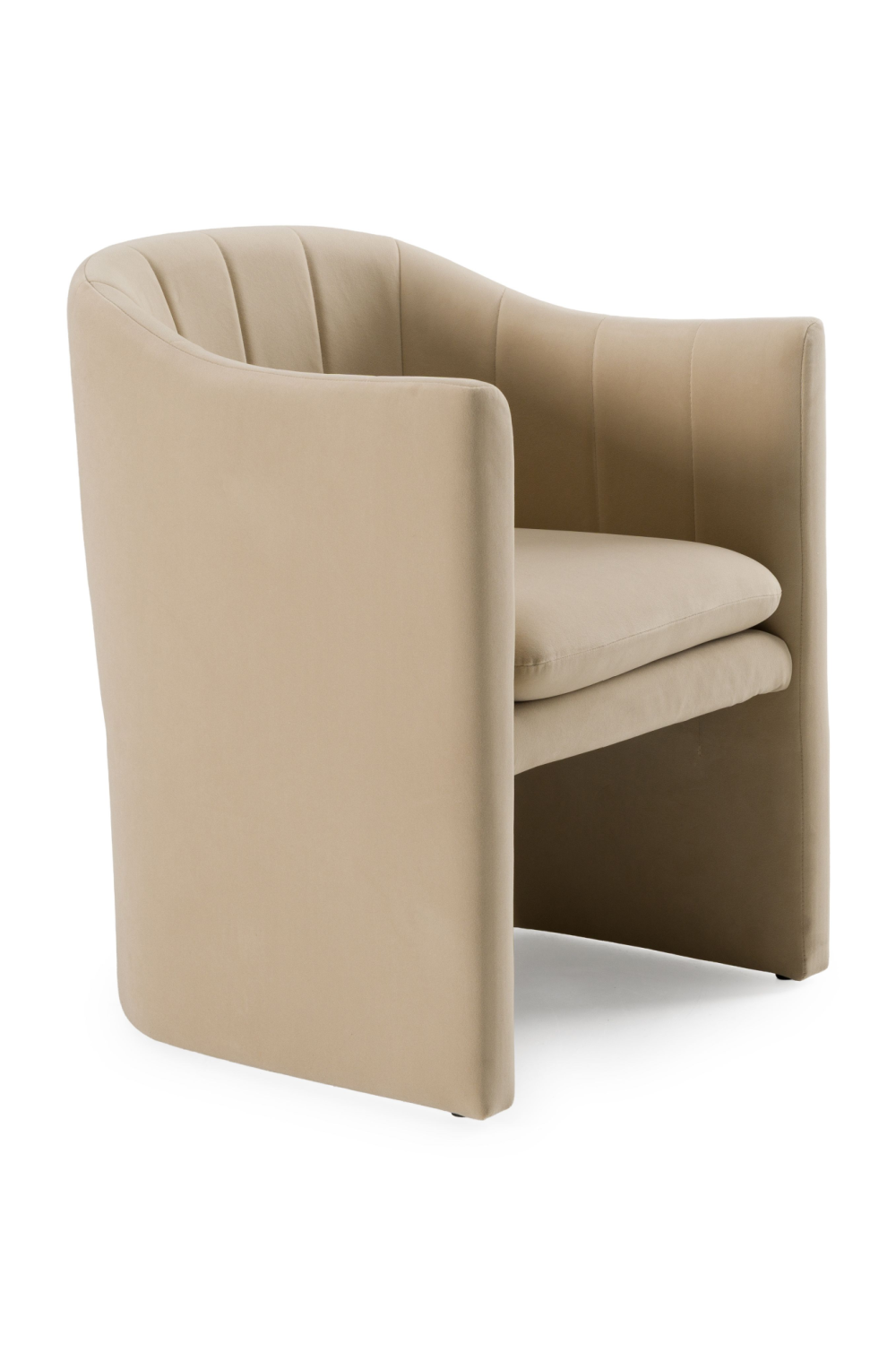 Velvet Curved Dining Chair | OROA Modern Danube | Oroa.com