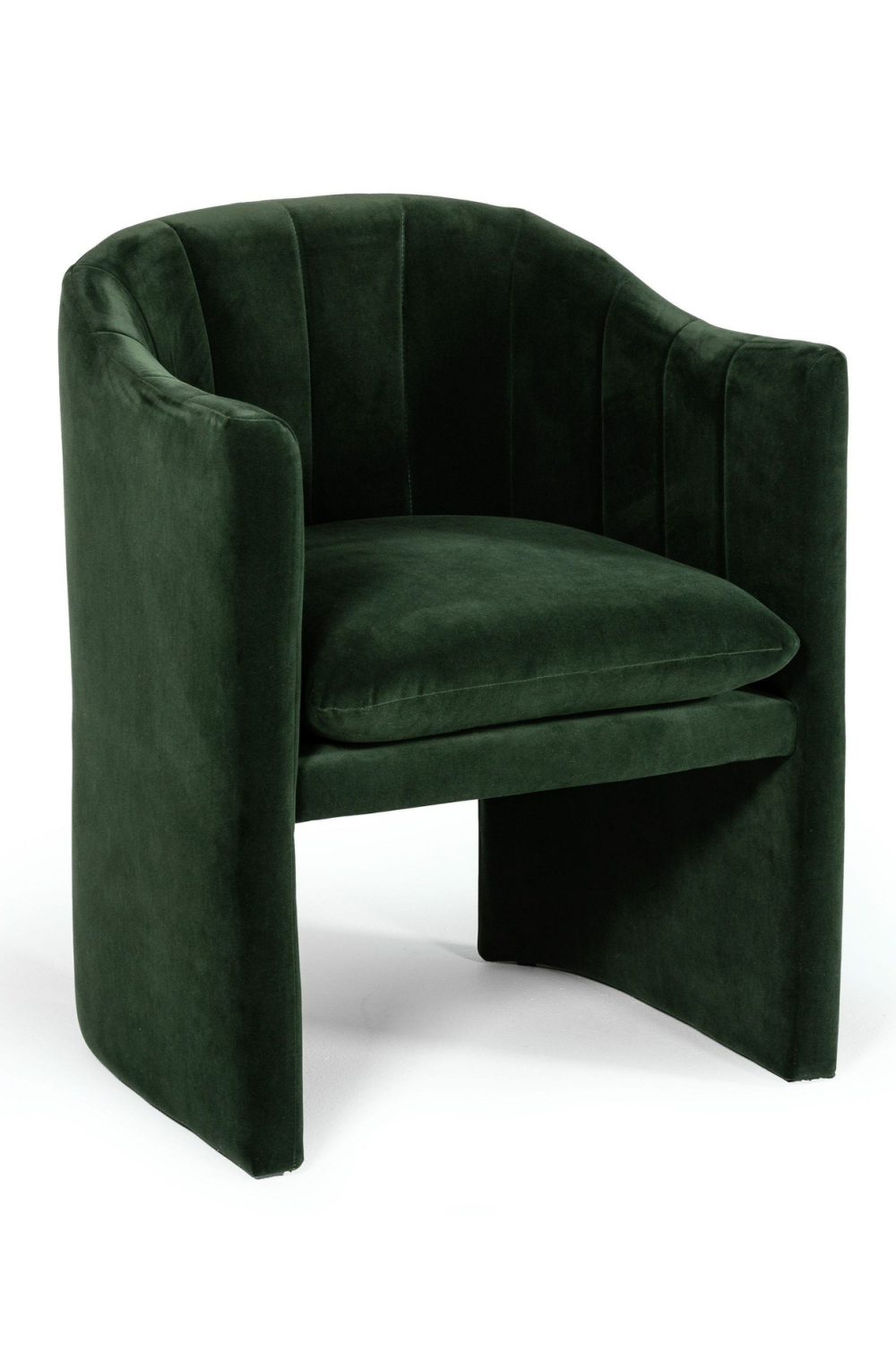 Velvet Curved Dining Chair | OROA Modern Danube | Oroa.com