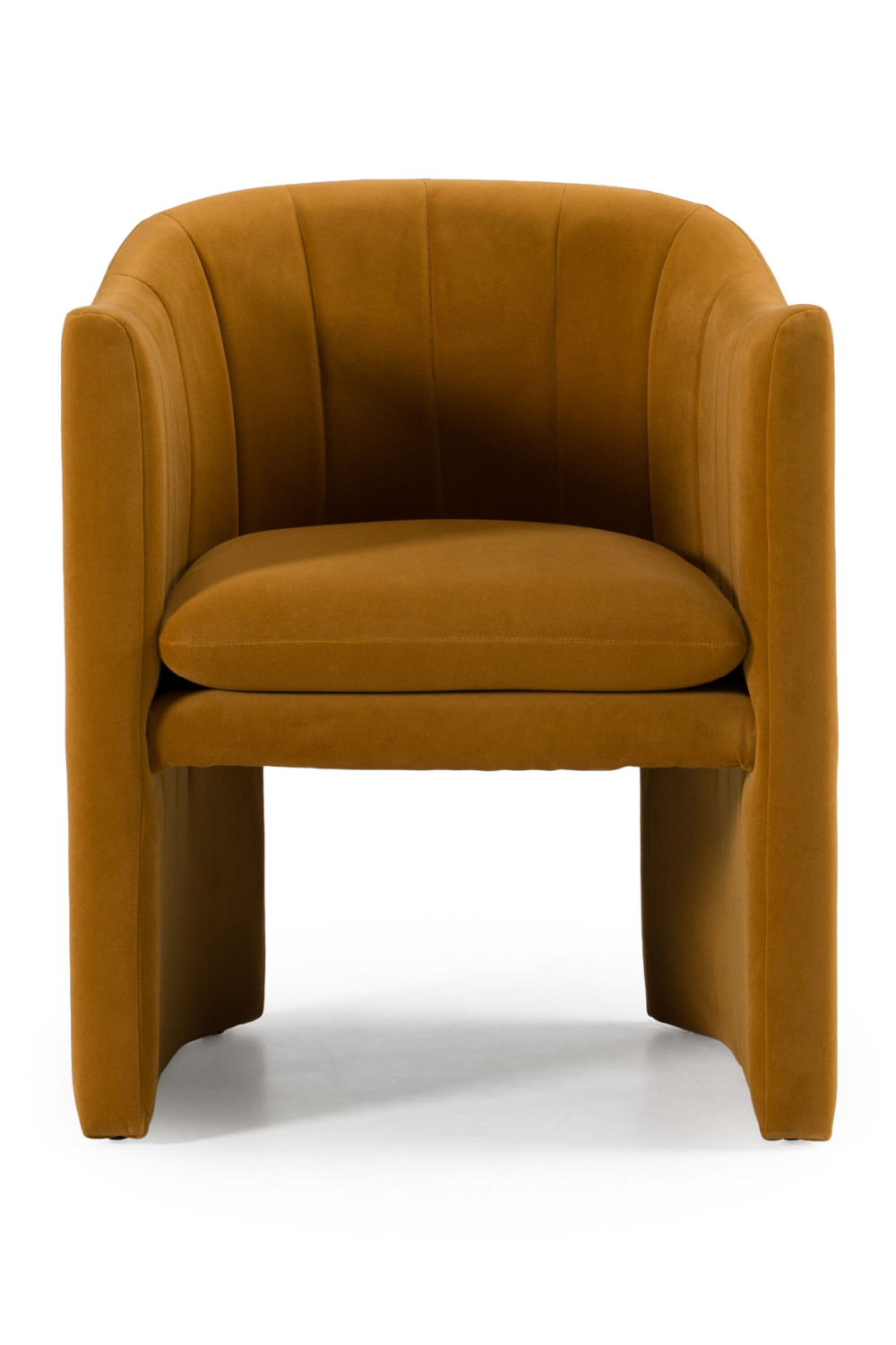 Velvet Curved Dining Chair | OROA Modern Danube | Oroa.com