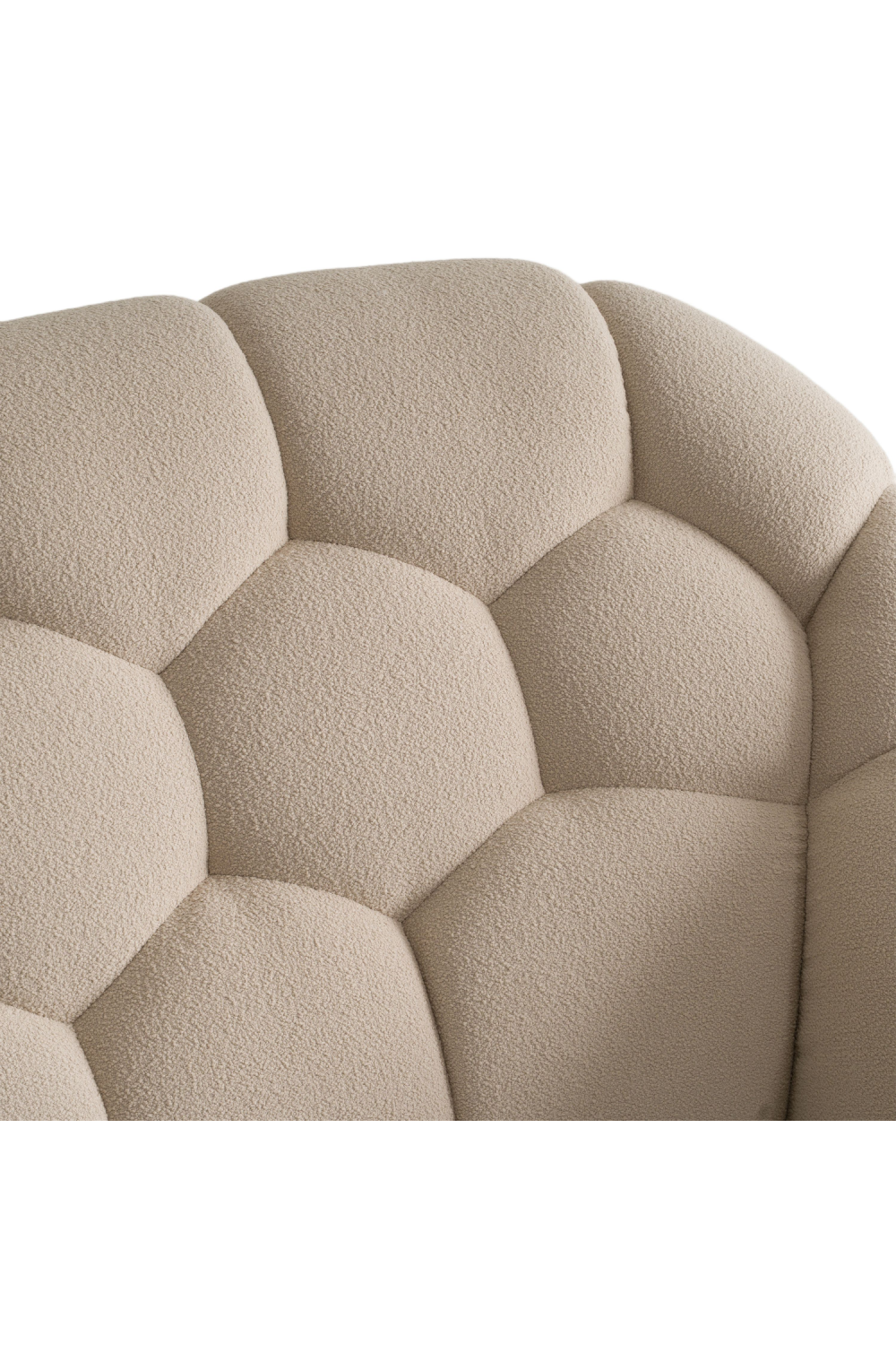 Hexagonal Tufted Queen Bed | OROA Modern Yolonda | Oroa.com