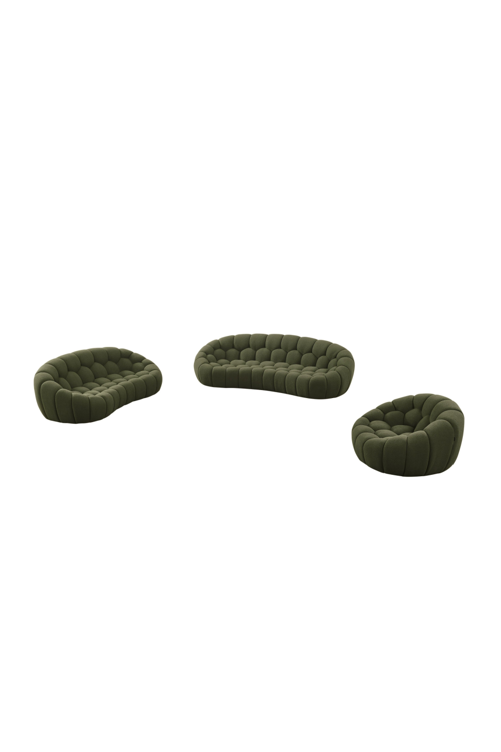 Green Tufted Sofa Set | Oroa.com