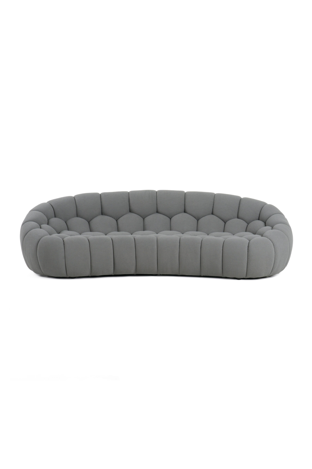 Hexagonal-Tufted Curved Sofa | Oroa.com