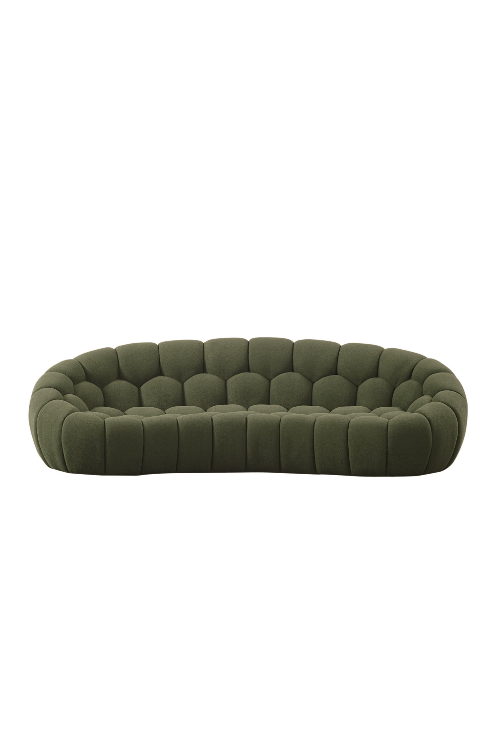 Hexagonal-Tufted Curved Sofa | Oroa.com