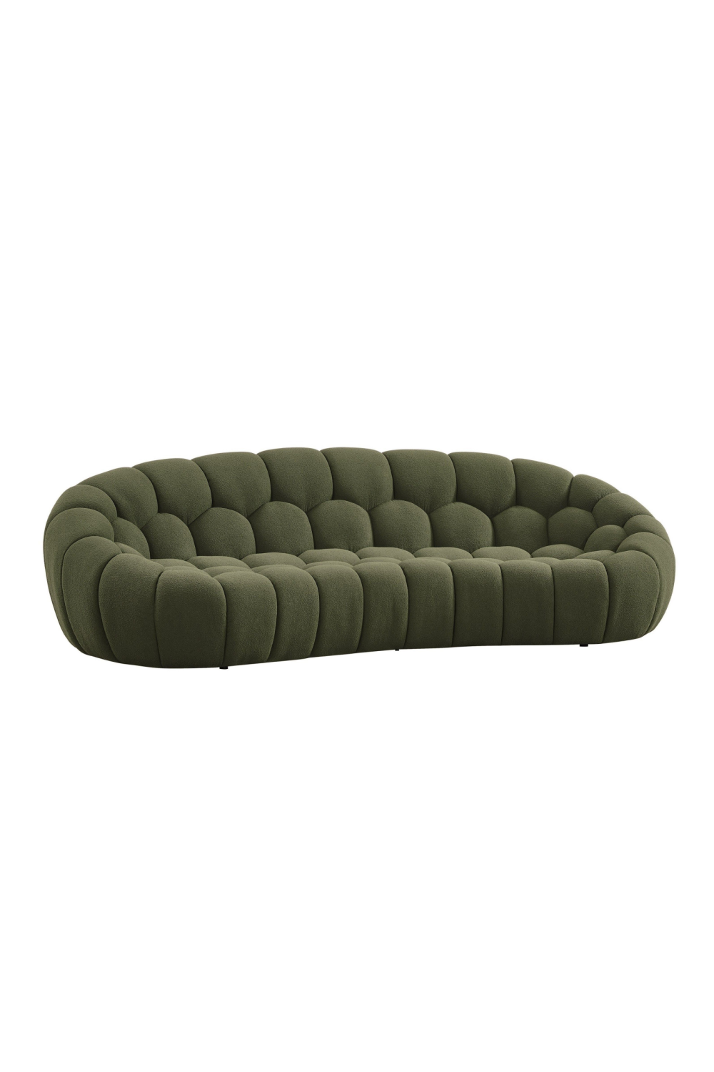 Hexagonal-Tufted Curved Sofa | Oroa.com