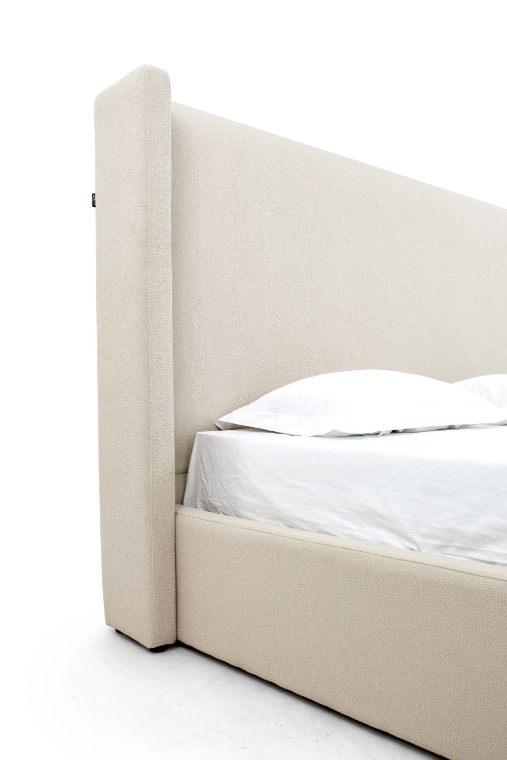 Beige Panel Headboard Bed | OROA Modern Byrne | Oroa.com