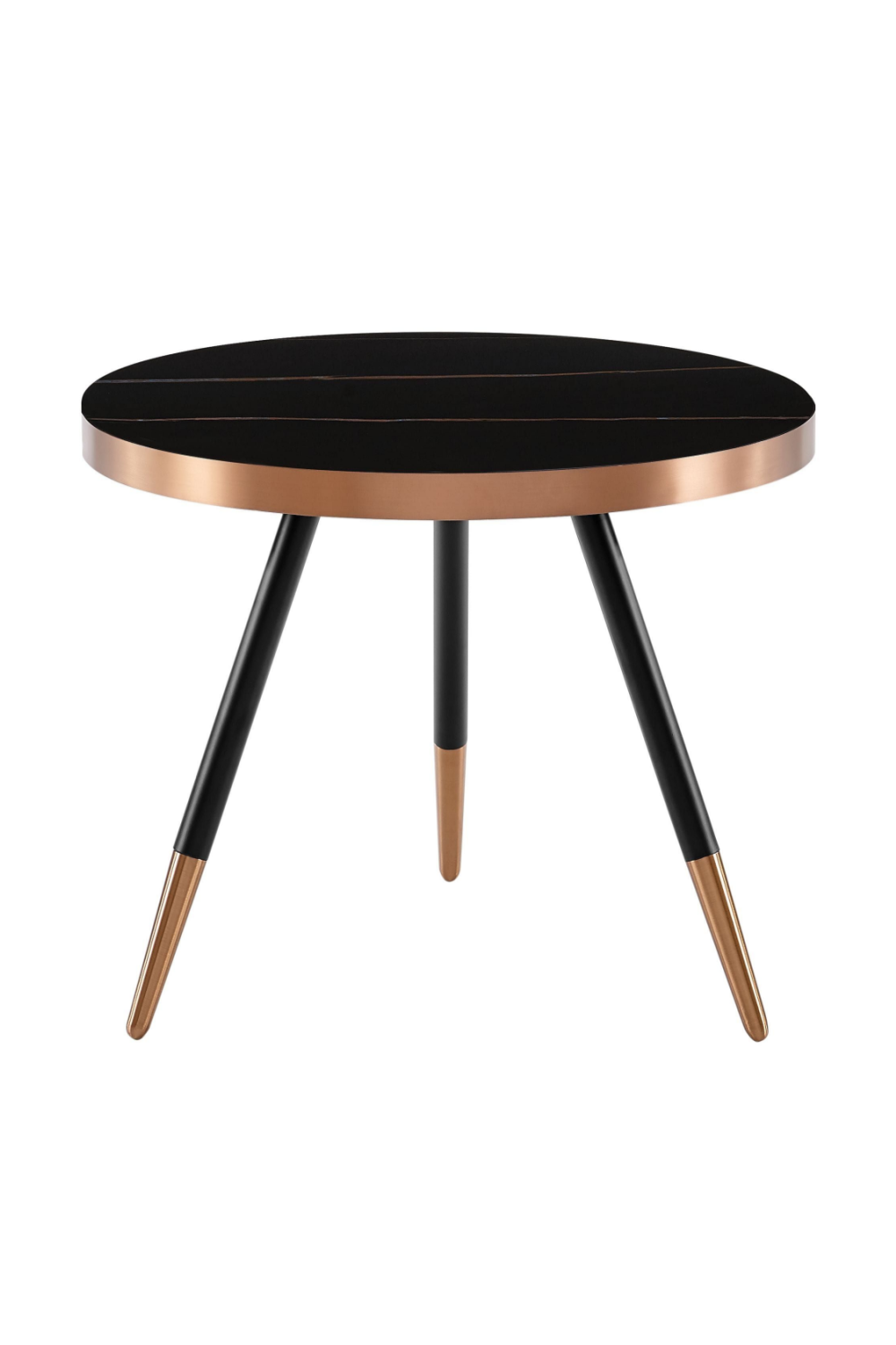 Round Black Ceramic Coffee Table S | OROA Modern Cayson | Oroa.com