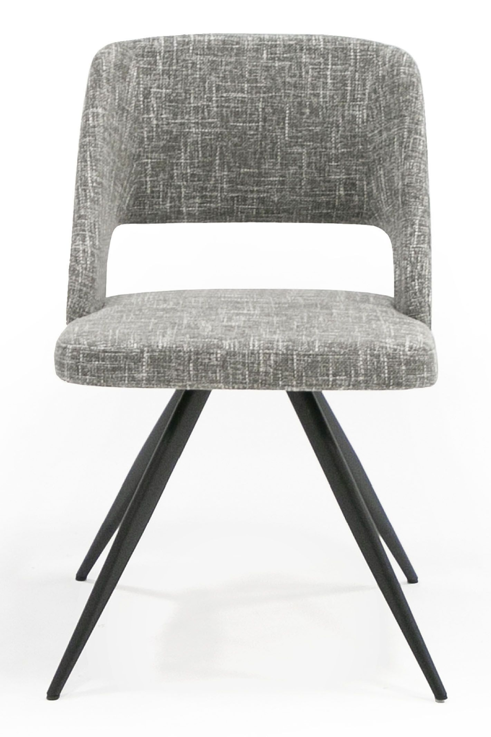 Cutout-Back Gray Dining Chairs (2) | OROA Modern Palmer | Oroa.com