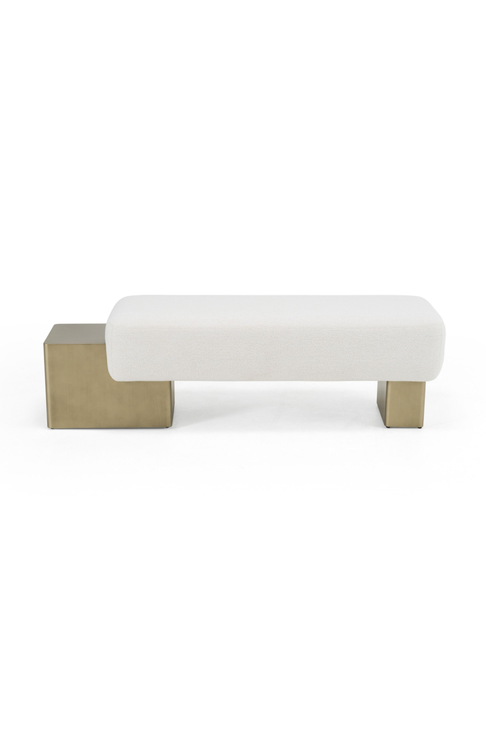 White Fabric Bench | OROA Modern Triumph | Oroa.com