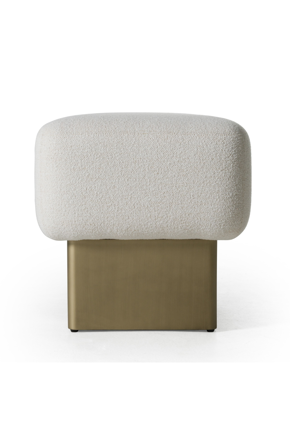 White Fabric Bench | OROA Modern Triumph | Oroa.com