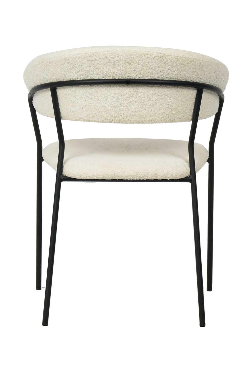 White Curved Dining Chairs (2) | OROA Modern Marlynn | Oroa.com