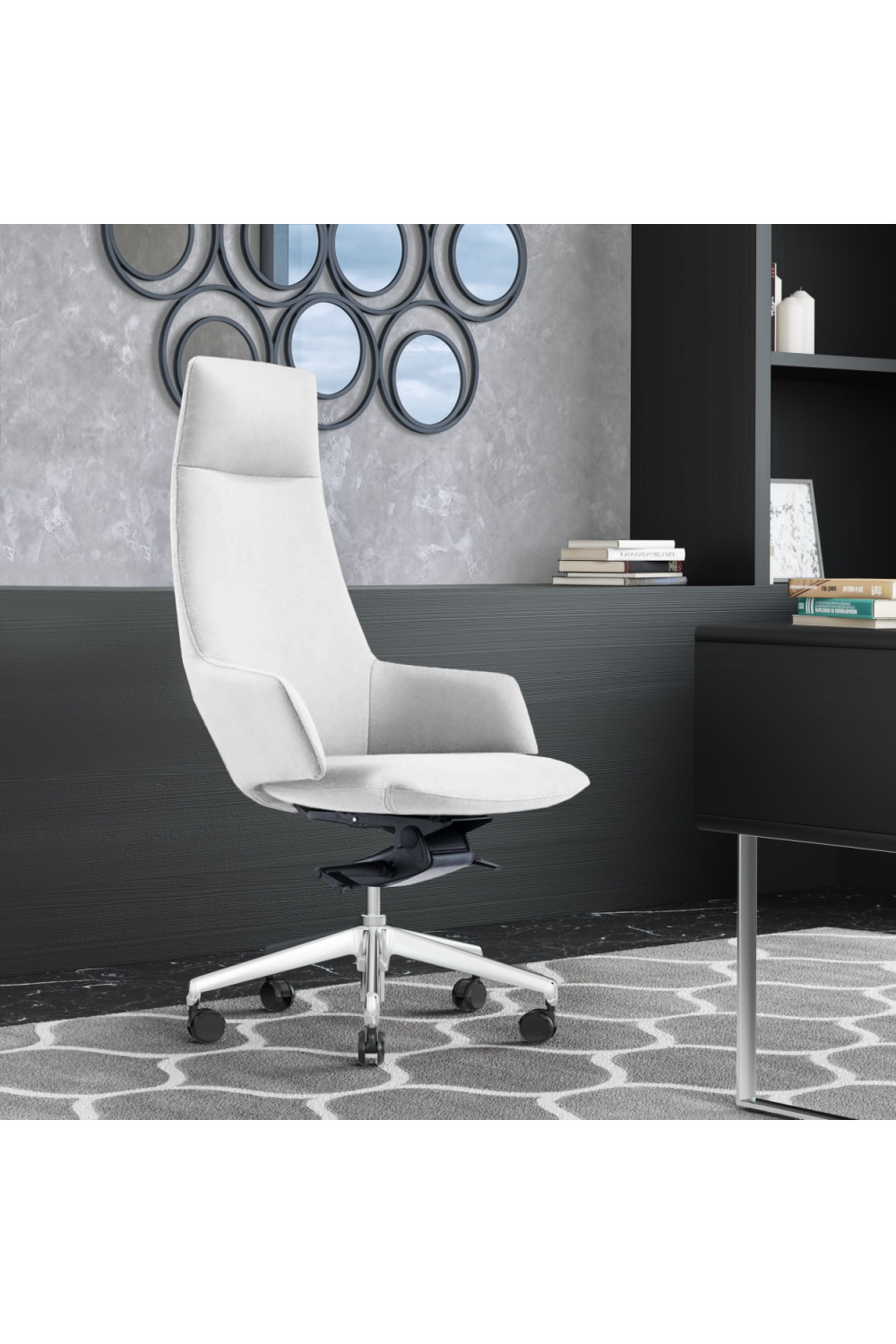 High-Back Vegan Leather Office Chair | OROA Modern Gates | Oroa.com