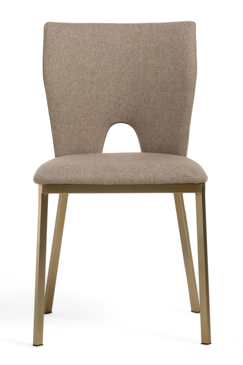 Beige Cutout-Back Dining Chairs (2) | OROA Modern Burton | Oroa.com