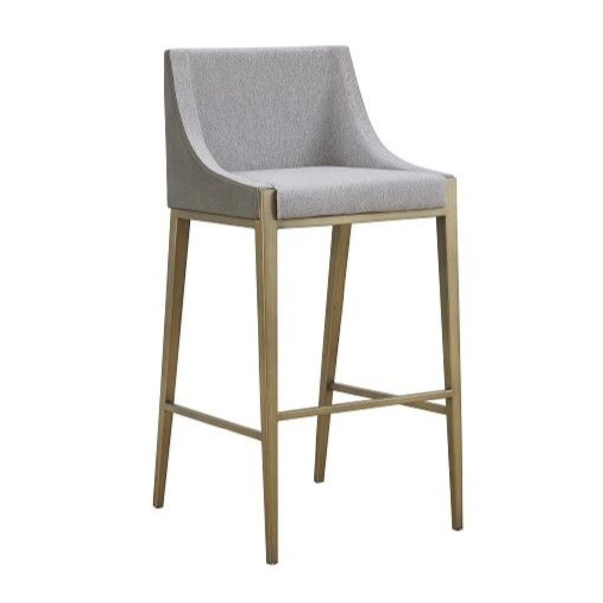 Gray Fabric Bar Stool | Oroa.com