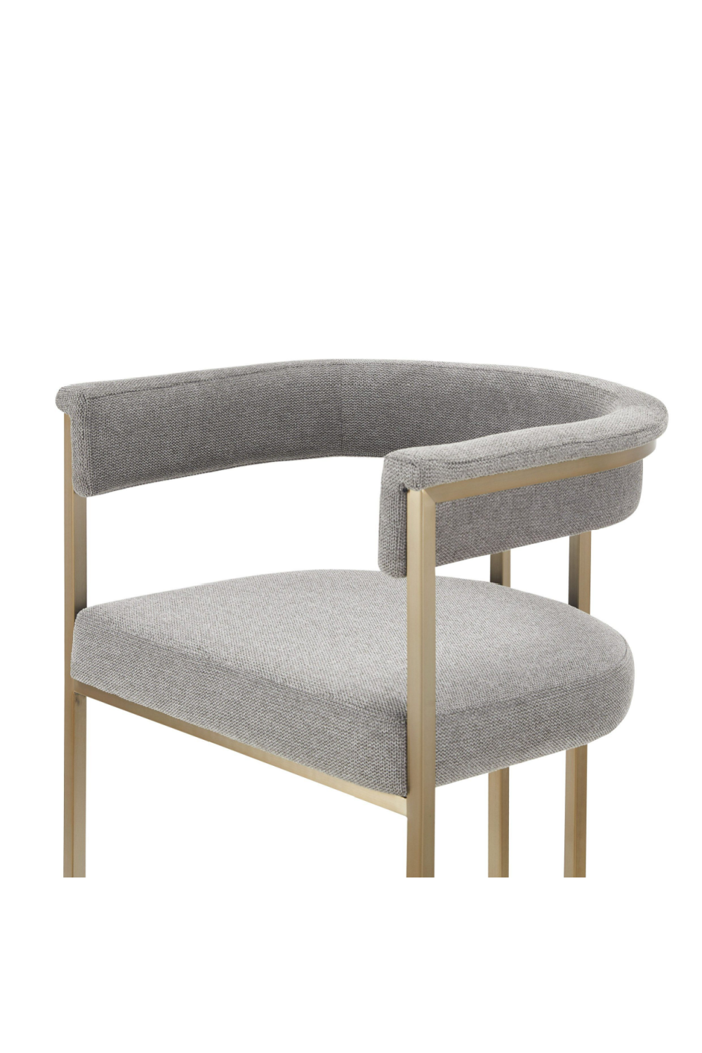 Gray Curved Counter Chair | OROA Modern Byron | Oroa.com