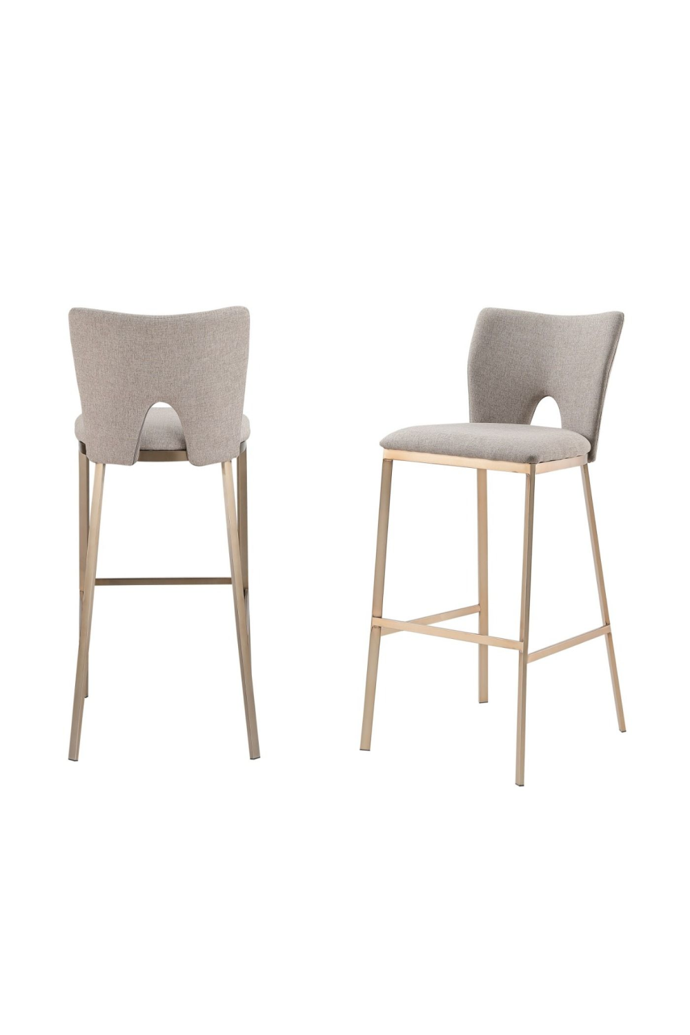 Cutout-Back Bar Stools (2) | OROA Modern Burton | Oroa.com