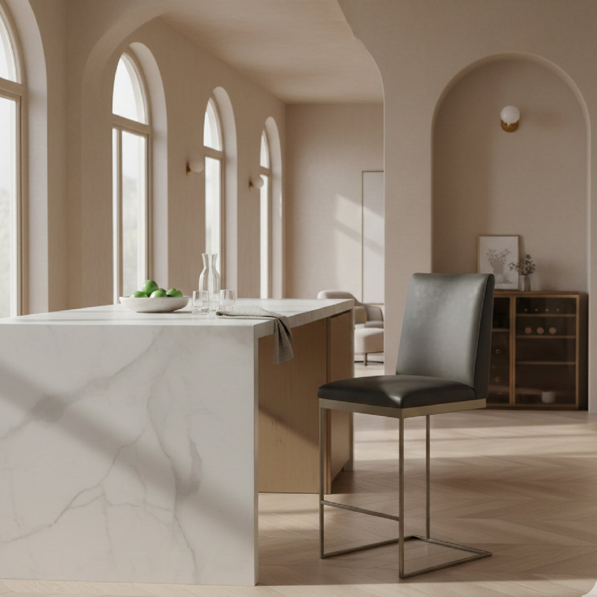 Cantilevered Counter Stool | OROA Modern Frankie